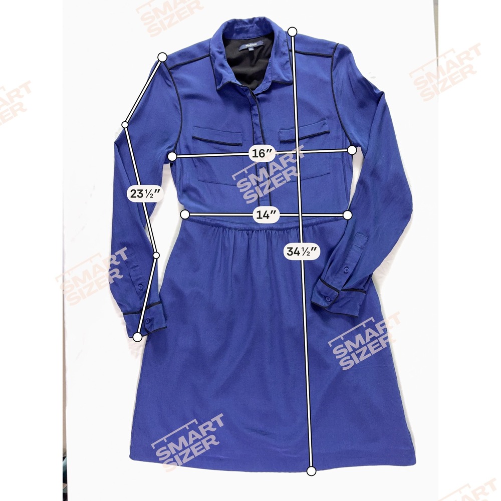 Madewell Silk Cinema Shirtdress 4 Boyish Preppy Traditional‎ Office Lightweight - Picture 8 of 10